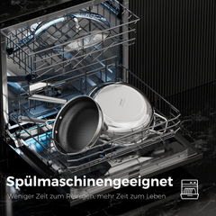 Naturepan Diamond-Titanium Keramik-Edelstahlpfanne Set