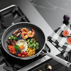 Naturepan Diamond-Titanium-Keramik-Edelstahlpfanne-Set image